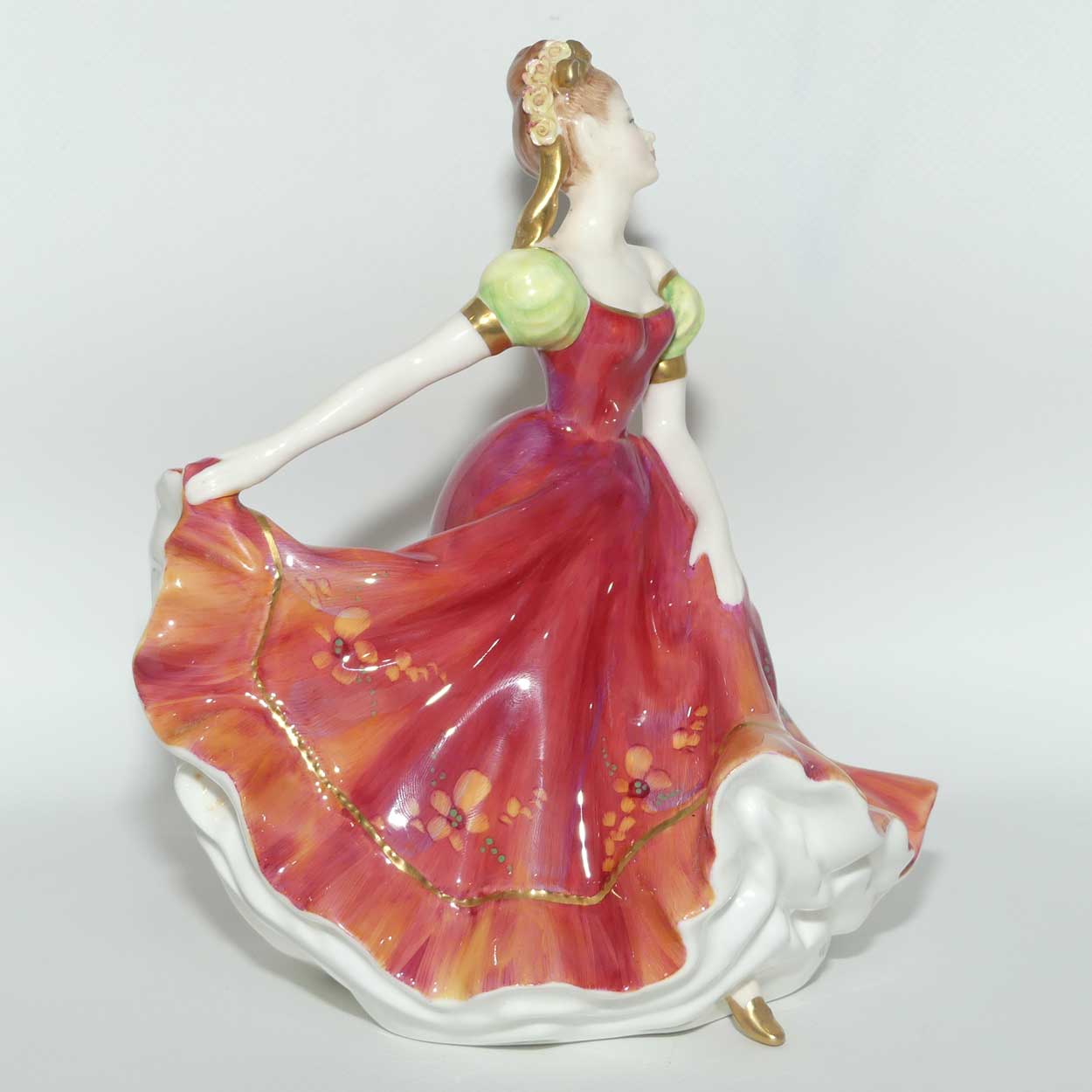 HN3417 Royal Doulton figure Ninette | Red | Special Colourway | signed M Doulton