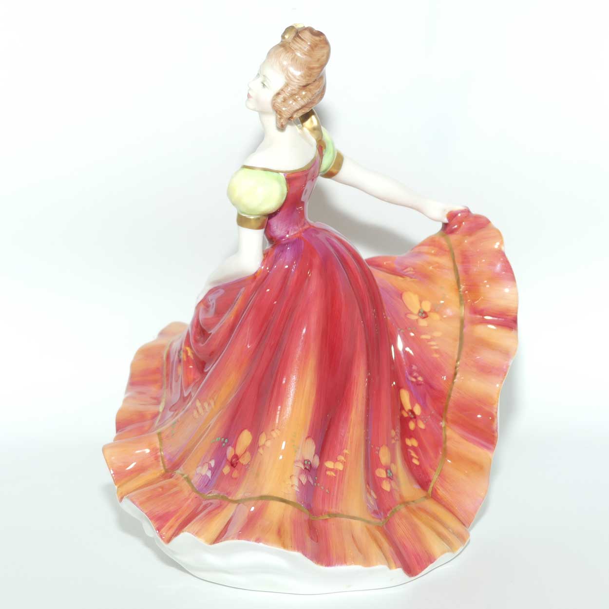 HN3417 Royal Doulton figure Ninette | Red | Special Colourway | signed M Doulton