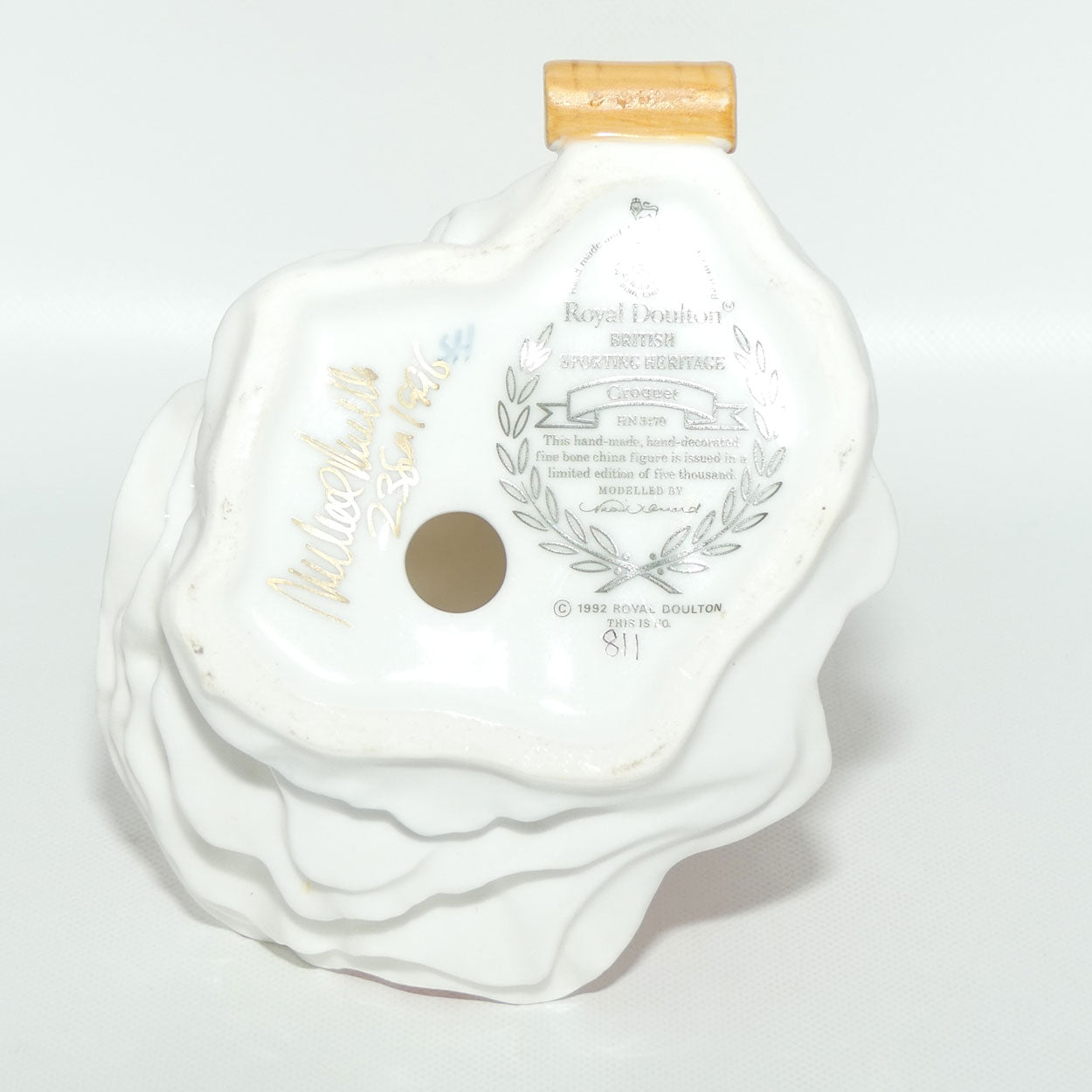 HN3470 Royal Doulton figure Croquet | British Sporting Heritage | #811 | signed