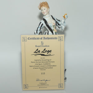 HN3472 Royal Doulton figure La Loge | Renoir | LE 115/7500