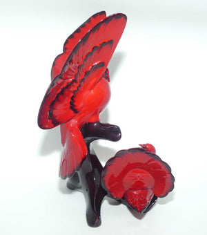 HN3539 Royal Doulton Flambe | Images of Fire | The Homecoming Doves | signed Michael Doulton