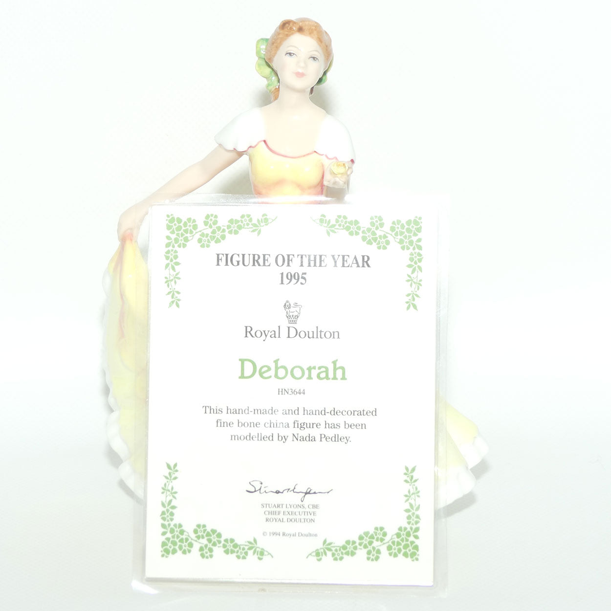 HN3644 Royal Doulton figure Deborah | 1995 Figure of the Year | + Cert
