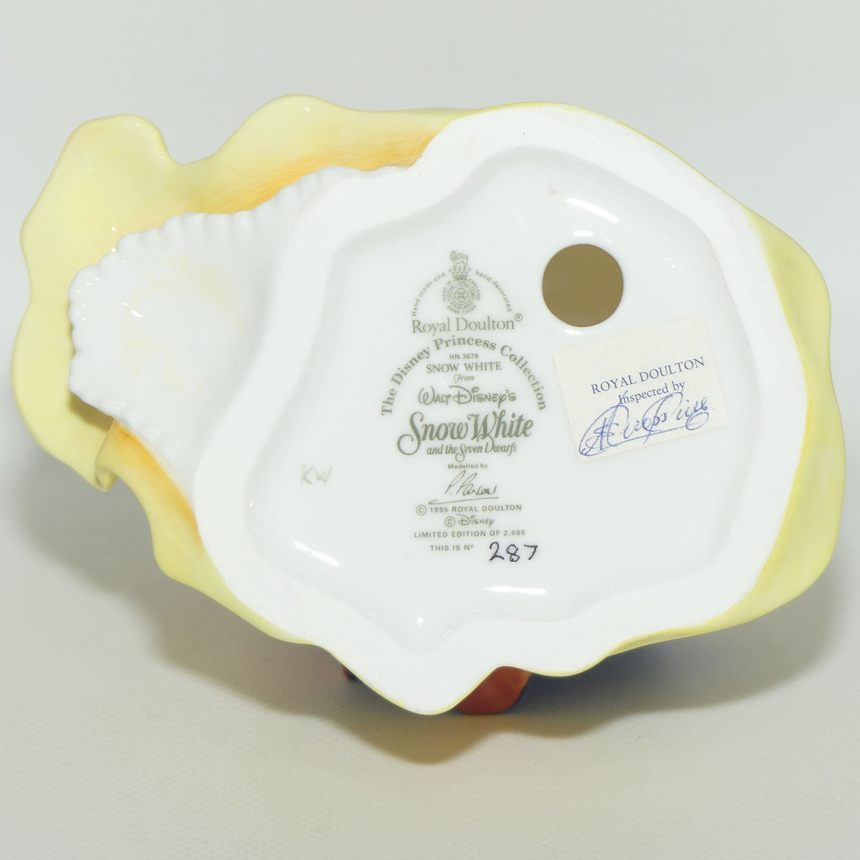 HN3678 Royal Doulton figure Snow White | Disney Princess Collection | LE287/2000 | Box + Cert