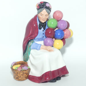 HN3737 Royal Doulton figure The Old Balloon Seller | Red | Special Edition #611 | Signed + Cert