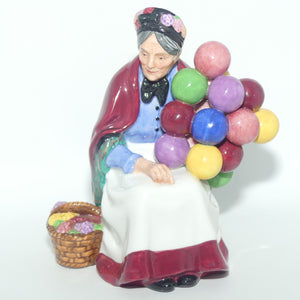 HN3737 Royal Doulton figure The Old Balloon Seller | Red | Special Edition #611 | Signed + Cert