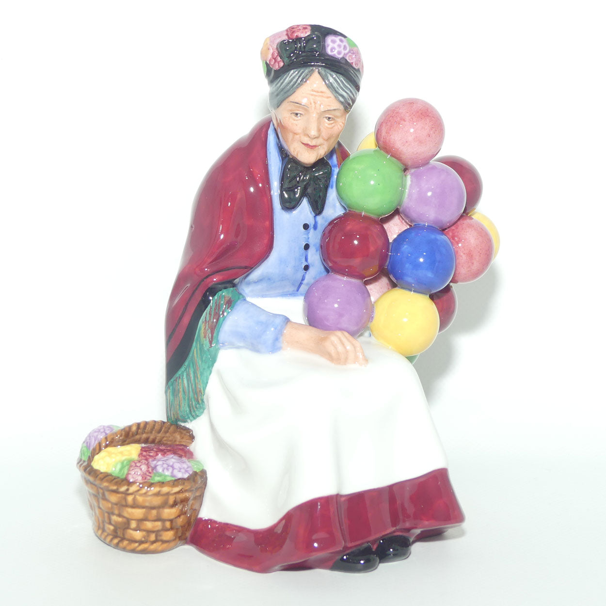 HN3737 Royal Doulton figure The Old Balloon Seller | Special Colourway | box + Cert