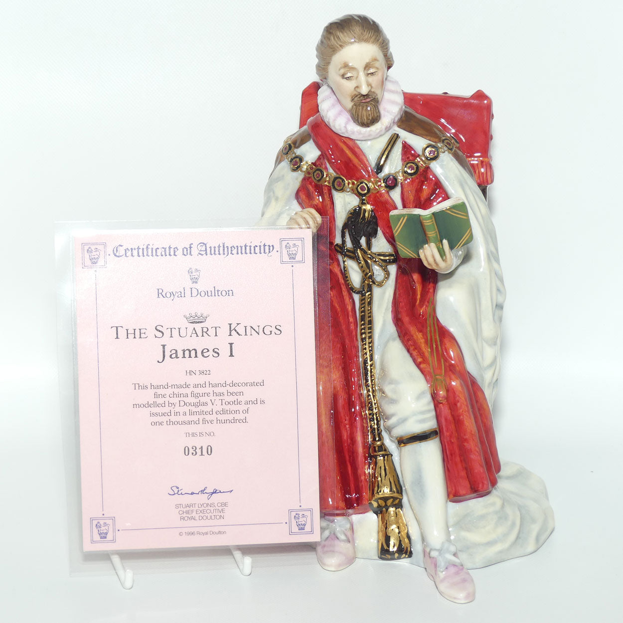 HN3822 Royal Doulton figure James I | The Stuarts | LE 310/1500