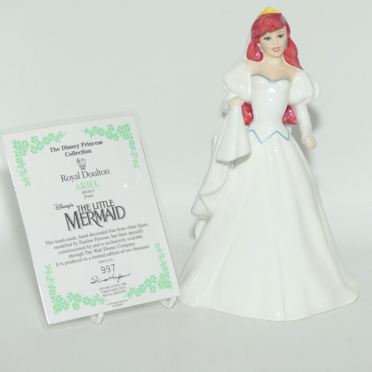 HN3831 Royal Doulton figure Ariel | Disney Princess Collection | LE997/2000 | Box + Cert