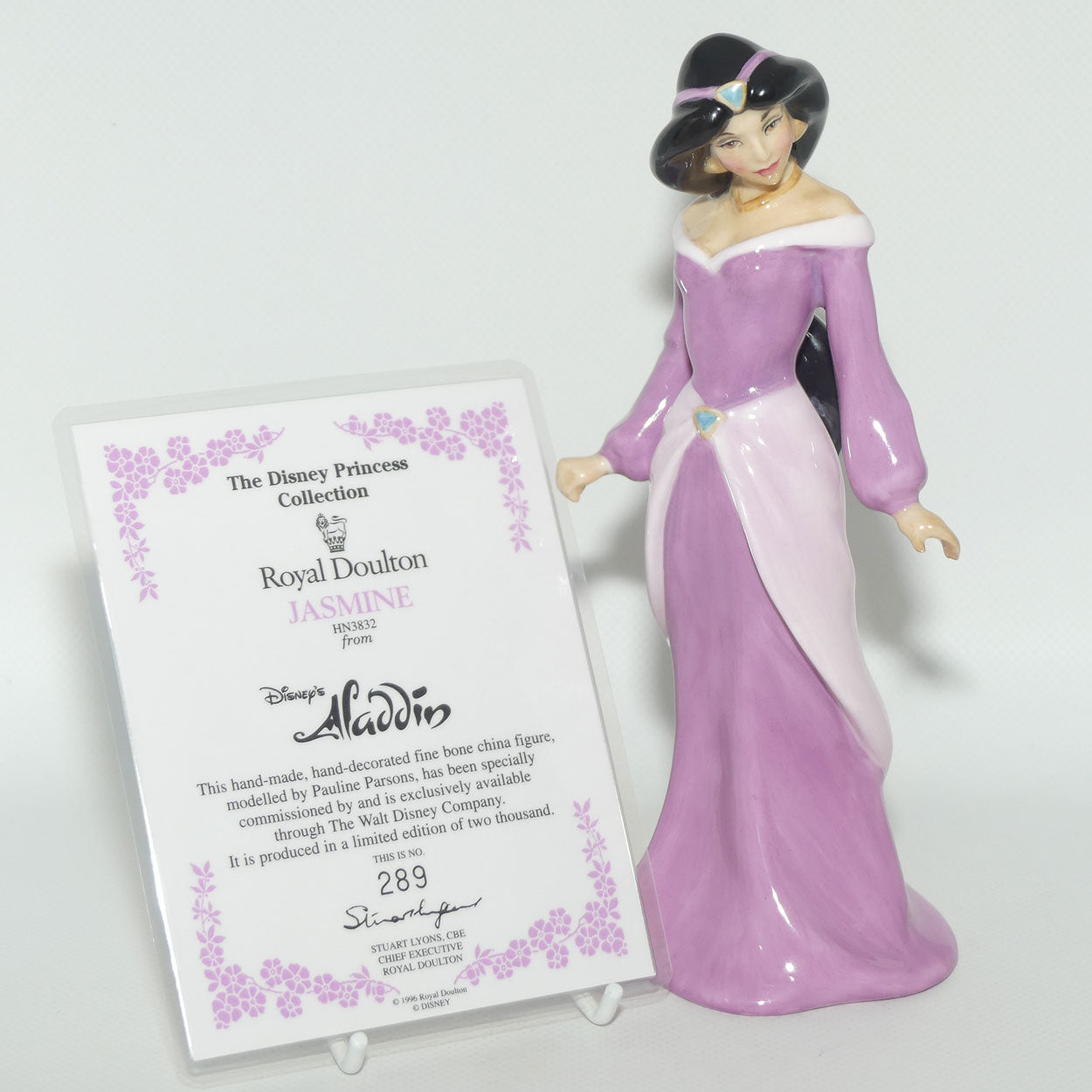 HN3832 Royal Doulton figure Jasmine | Disney Princess Collection | LE289/2000 | Box + Cert