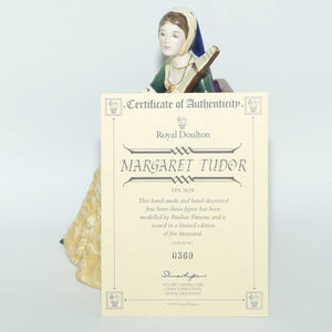 HN3838 Royal Doulton figure Margaret Tudor | Tudor Roses | LE 360/5000