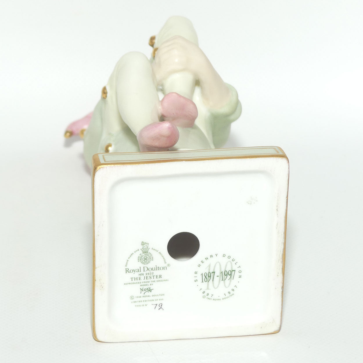 HN3922 Royal Doulton figure Jester | Parian LE72/950