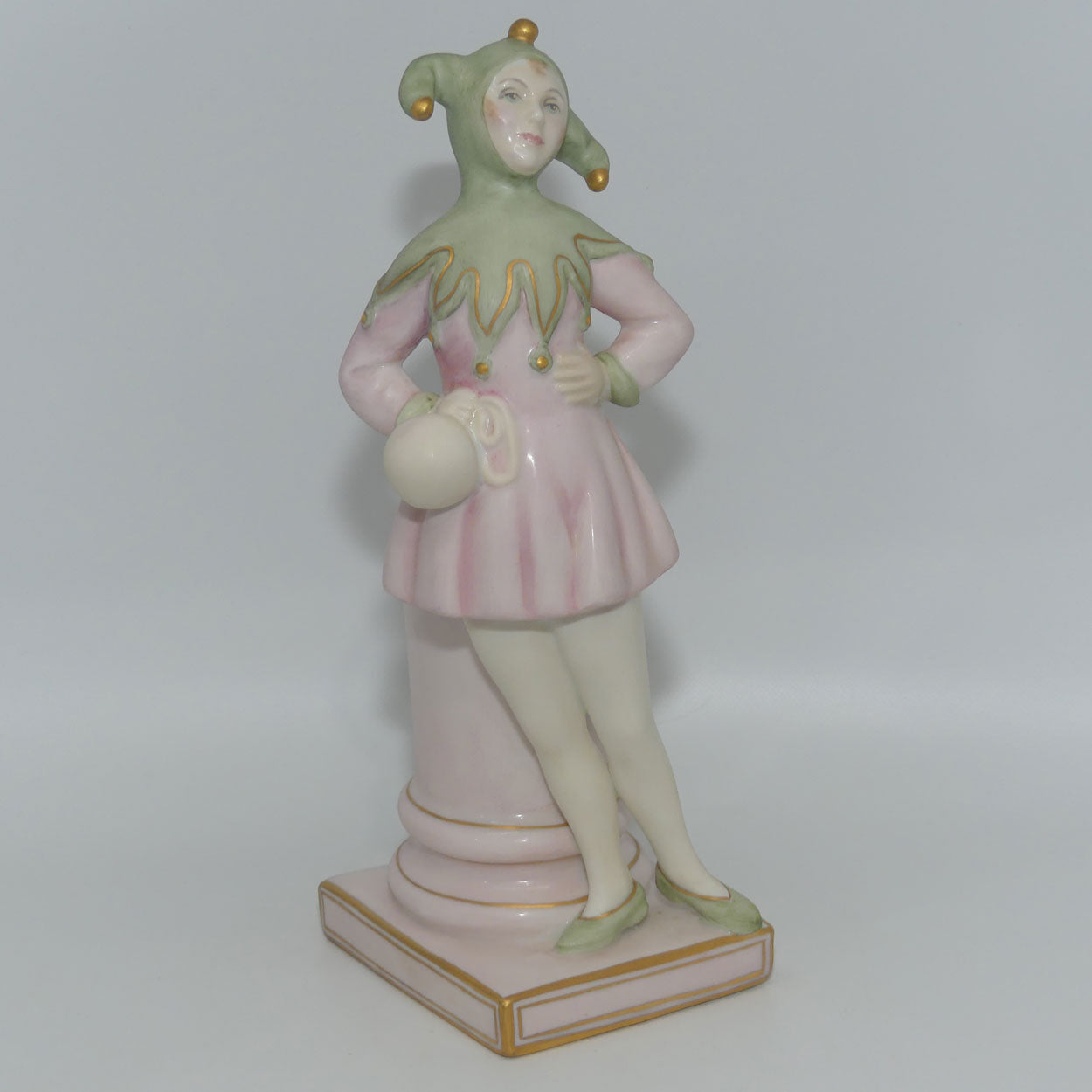 HN3924 Royal Doulton figure Lady Jester | Parian LE175/950