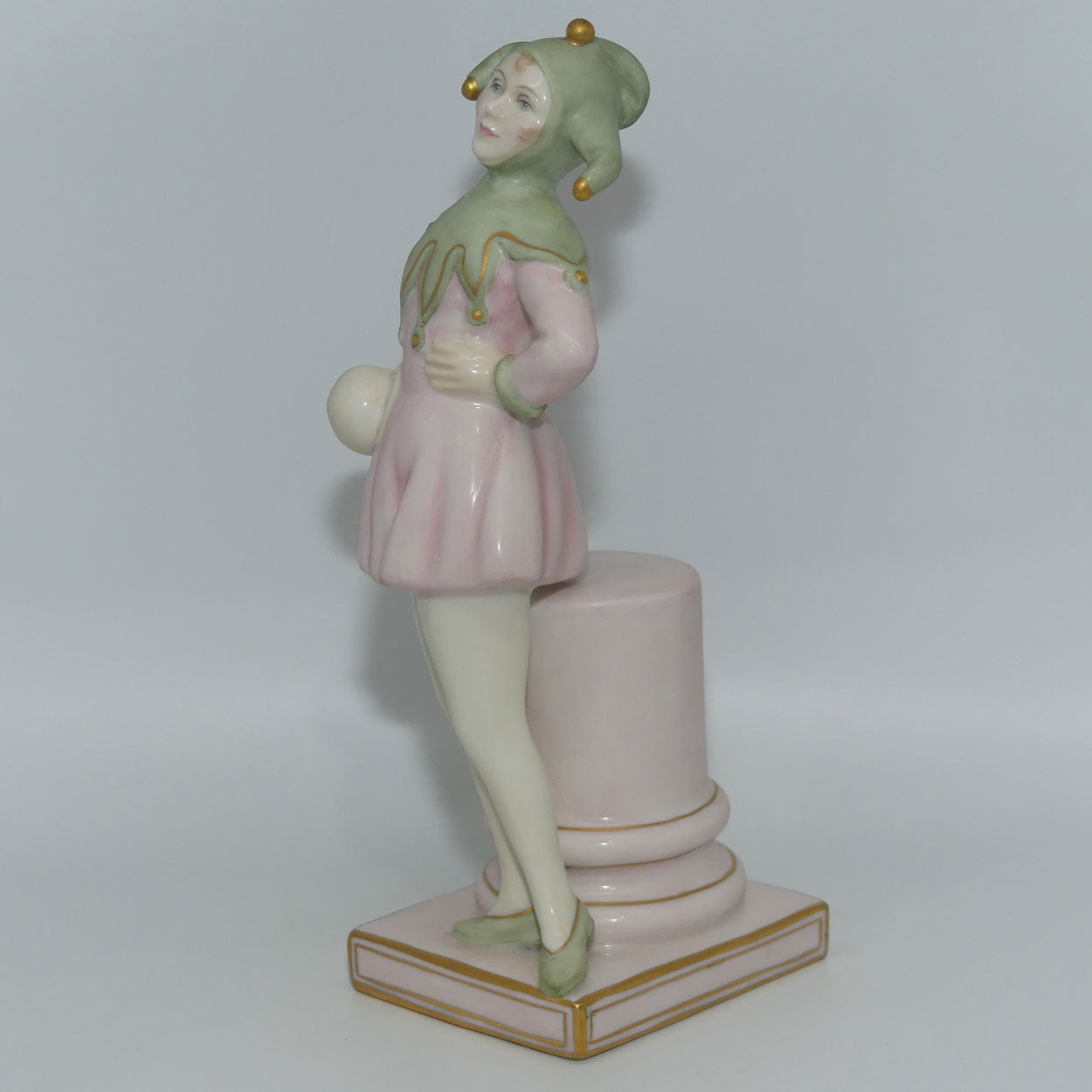 HN3924 Royal Doulton figure Lady Jester | Parian LE175/950