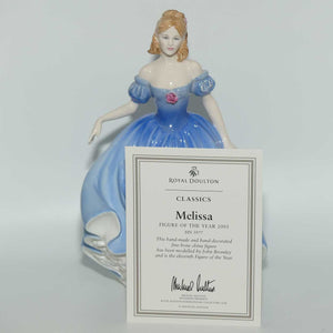 HN3977 Royal Doulton figure Melissa | 2001 Figure of the Year | box + cert