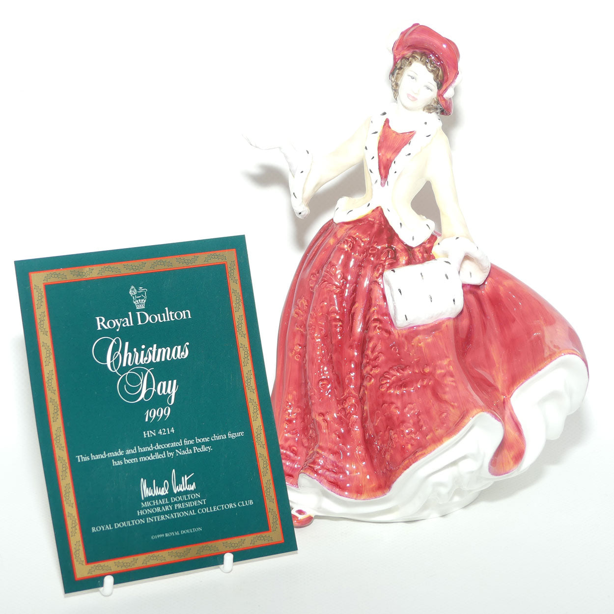 HN4214 Royal Doulton figure Christmas Day 1999 | + Cert