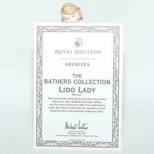 HN4247 Royal Doulton figure Lido Lady | figurine + Certificate