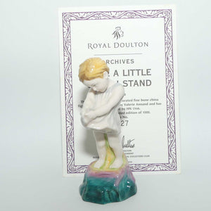 HN4428 Royal Doulton Archives figure Here a Little Child I Stand | LE 227/1000