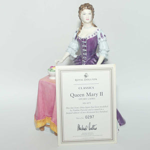 HN4474 Royal Doulton figure Queen Mary II | Stuart Queens | LE297/2500