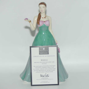 HN4823 Royal Doulton figure Jessica | Michael Doulton events | signed | boxed