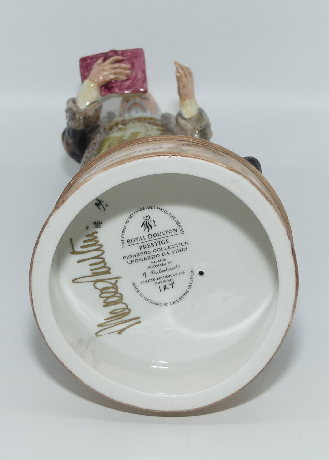 HN4939 Royal Doulton figure Leonardo Da Vinci | Box + Certificate