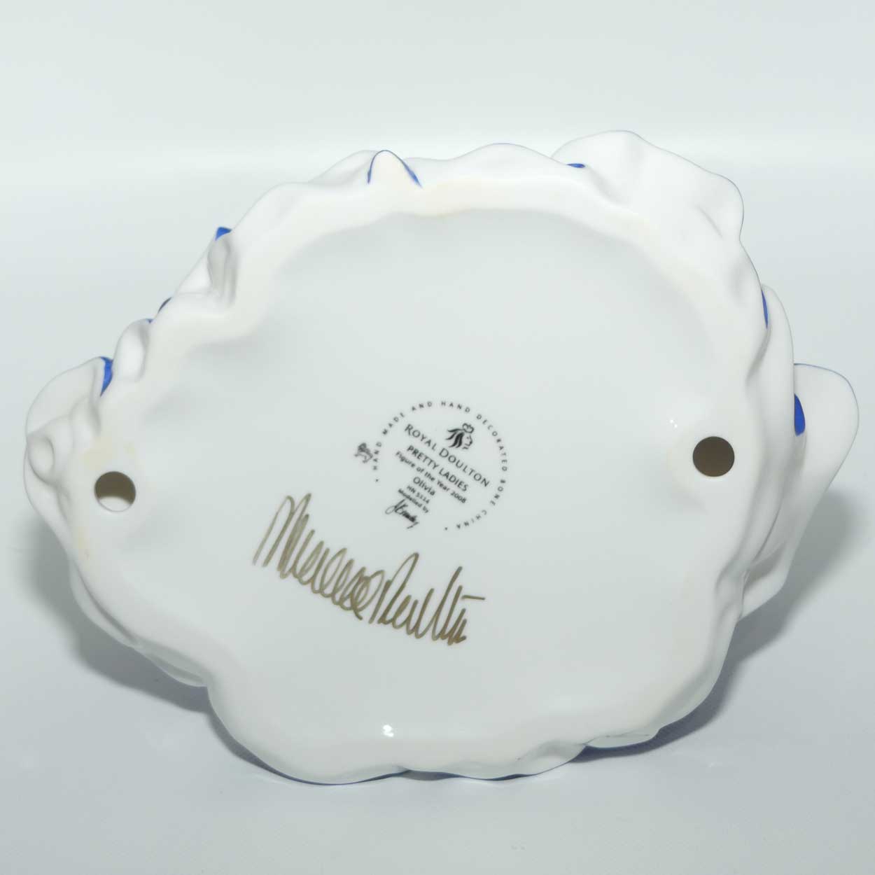 HN5114 Royal Doulton figure Olivia | 2008 Figure of the Year | signed | box + Cert