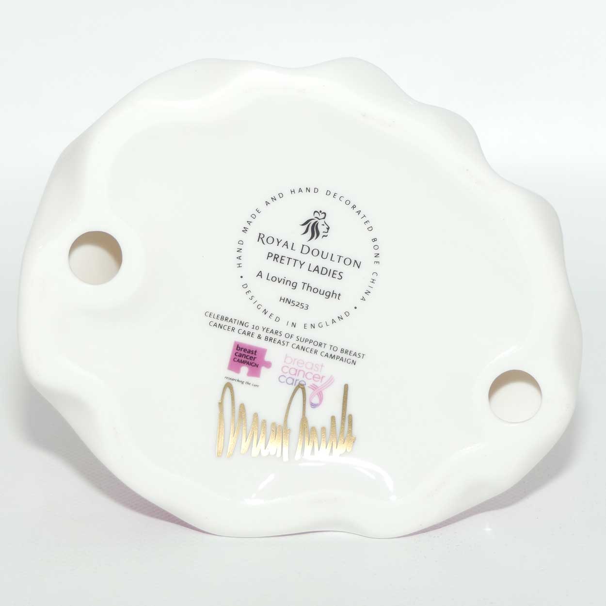 HN5253 Royal Doulton figure A Loving Thought | Breast Cancer Charity piece | signed | boxed