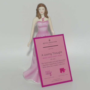 HN5253 Royal Doulton figure A Loving Thought | Breast Cancer Charity piece | signed | boxed