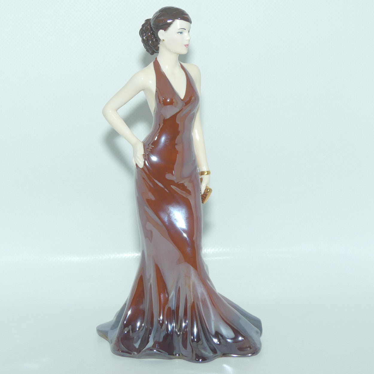 HN5261 Royal Doulton figure Lisa | unusual Copper Lustre finish | boxed