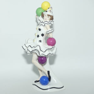 HN5306 Royal Doulton Prestige figure Harlequina | Balloon Clowns | Ltd Ed | boxed