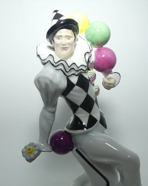 HN5307 Royal Doulton Prestige figure Jongleur | Balloon Clowns | Ltd Ed | boxed