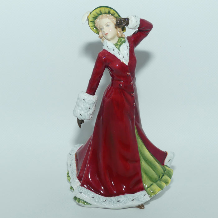 HN5435 Royal Doulton figure Christmas Day 2011 | Winter Romance