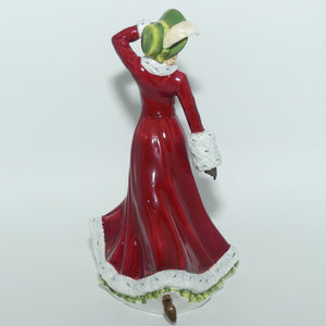 HN5435 Royal Doulton figure Christmas Day 2011 | Winter Romance