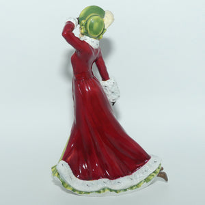 HN5435 Royal Doulton figure Christmas Day 2011 | Winter Romance