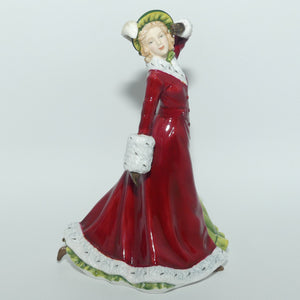 HN5435 Royal Doulton figure Christmas Day 2011 | Winter Romance