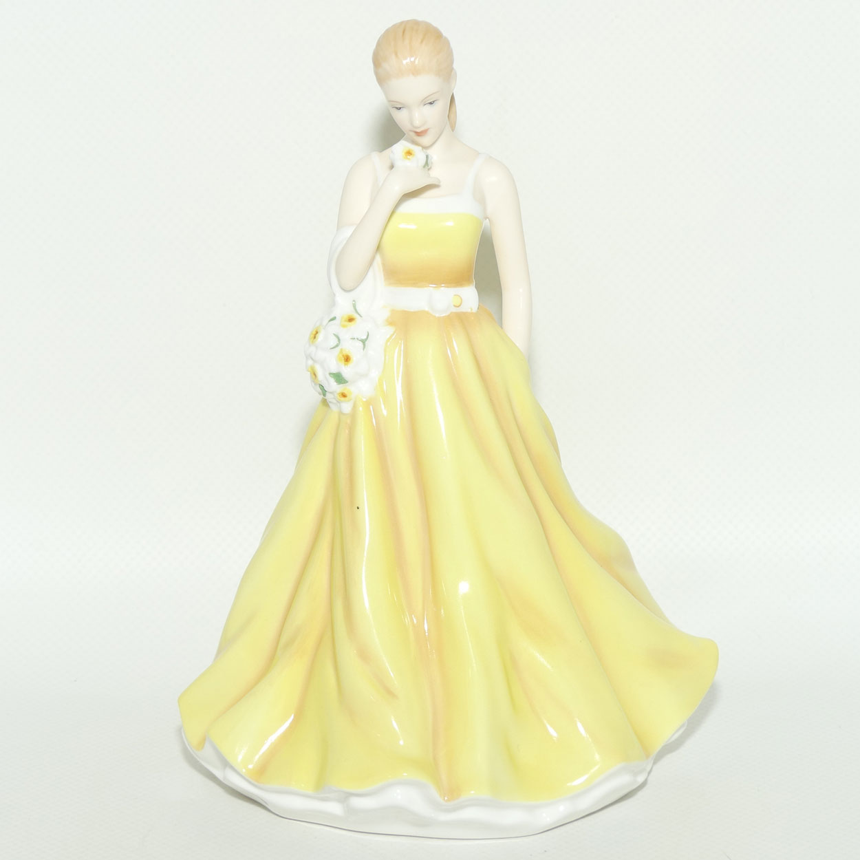 HN5502 Royal Doulton figure | Flower of the Month series | March Jonquil Devotion