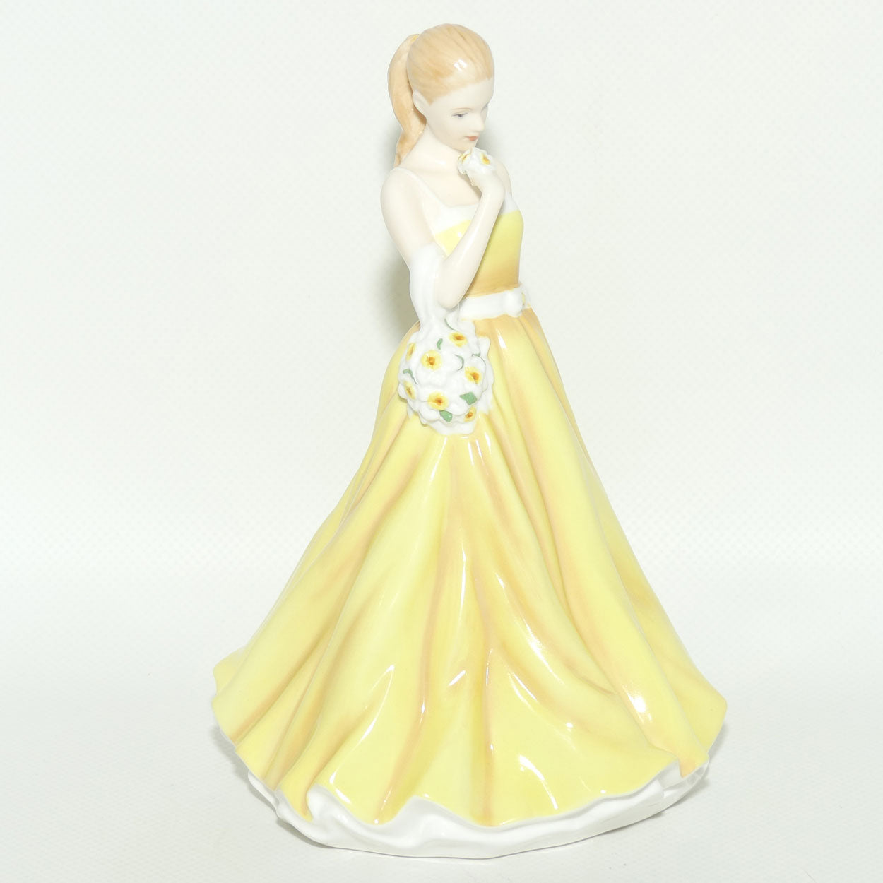 HN5502 Royal Doulton figure | Flower of the Month series | March Jonquil Devotion