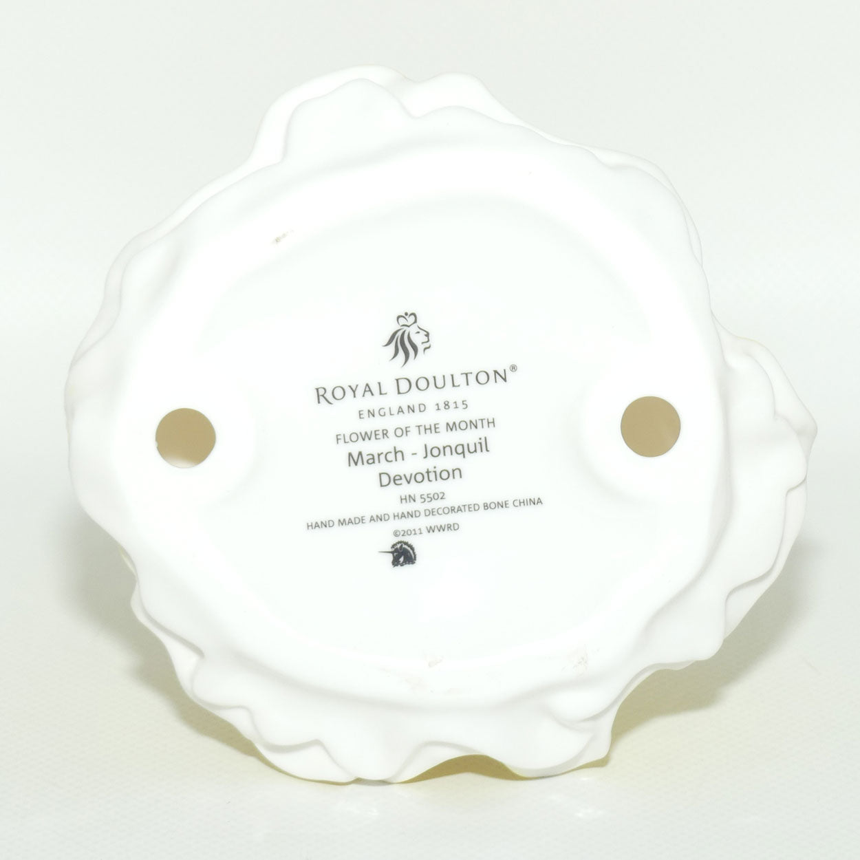 HN5502 Royal Doulton figure | Flower of the Month series | March Jonquil Devotion