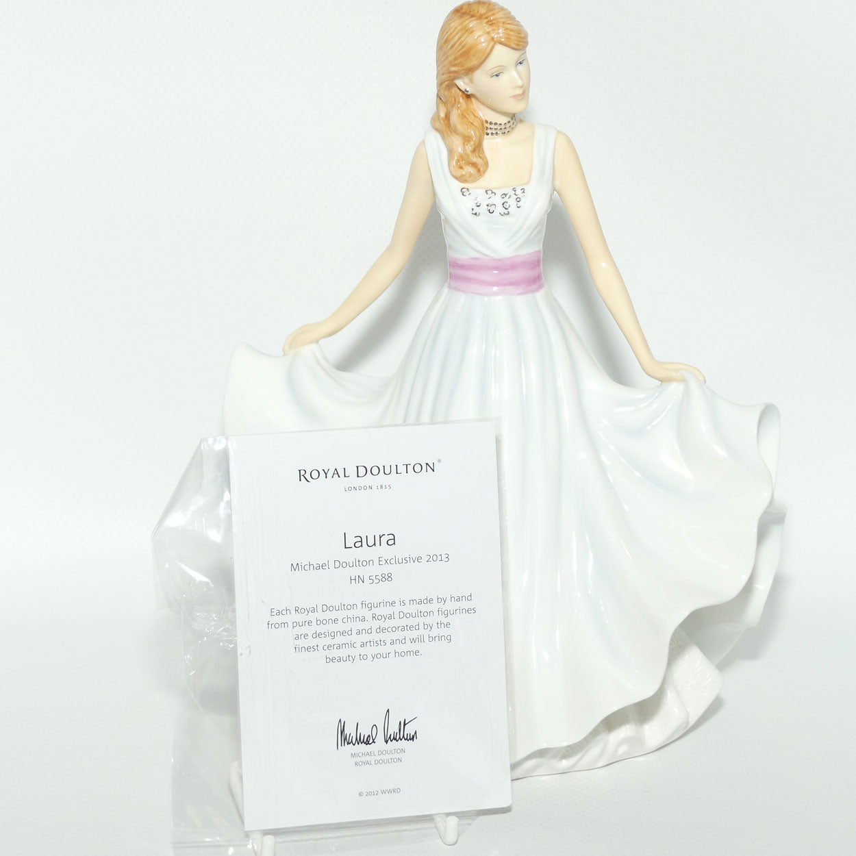 HN5588 Royal Doulton figure Laura | Michael Doulton Exclusive 2013 | Box + Cert + Signed