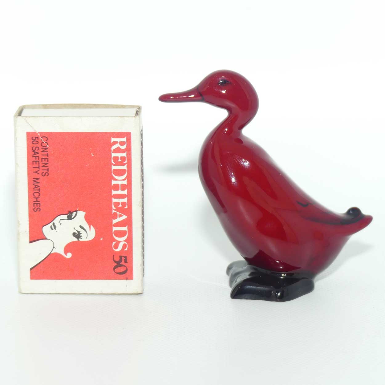 HN0806 Royal Doulton Flambe Duck Standing | Small #2