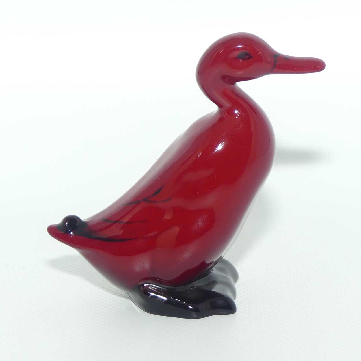 HN0806 Royal Doulton Flambe Duck Standing | Small #2
