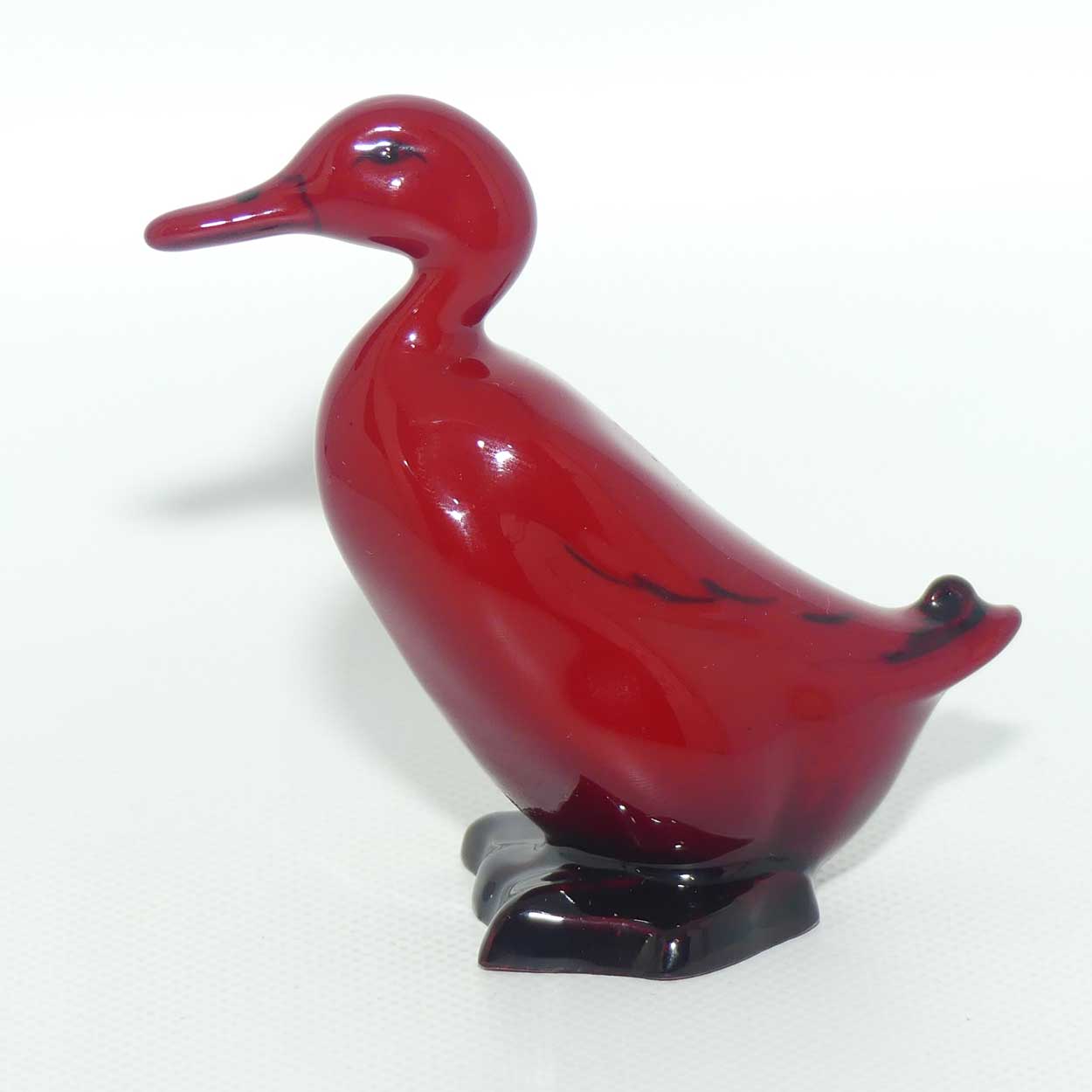 HN0806 Royal Doulton Flambe Duck Standing | Small #3