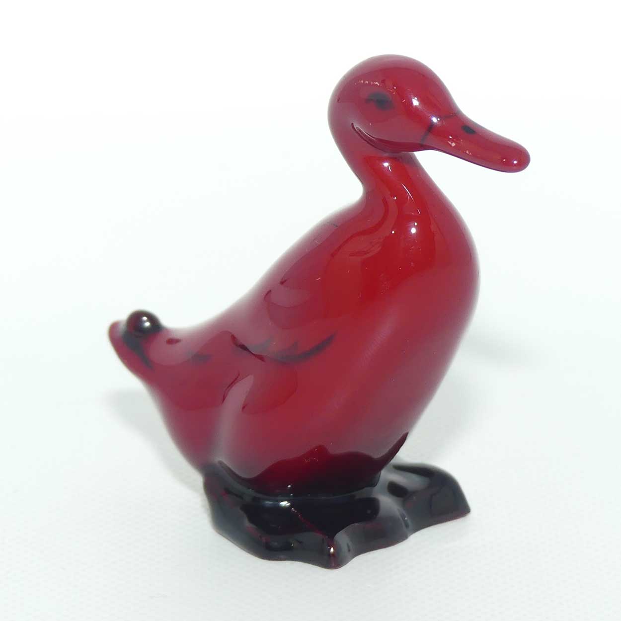 HN0806 Royal Doulton Flambe Duck Standing | Small #3