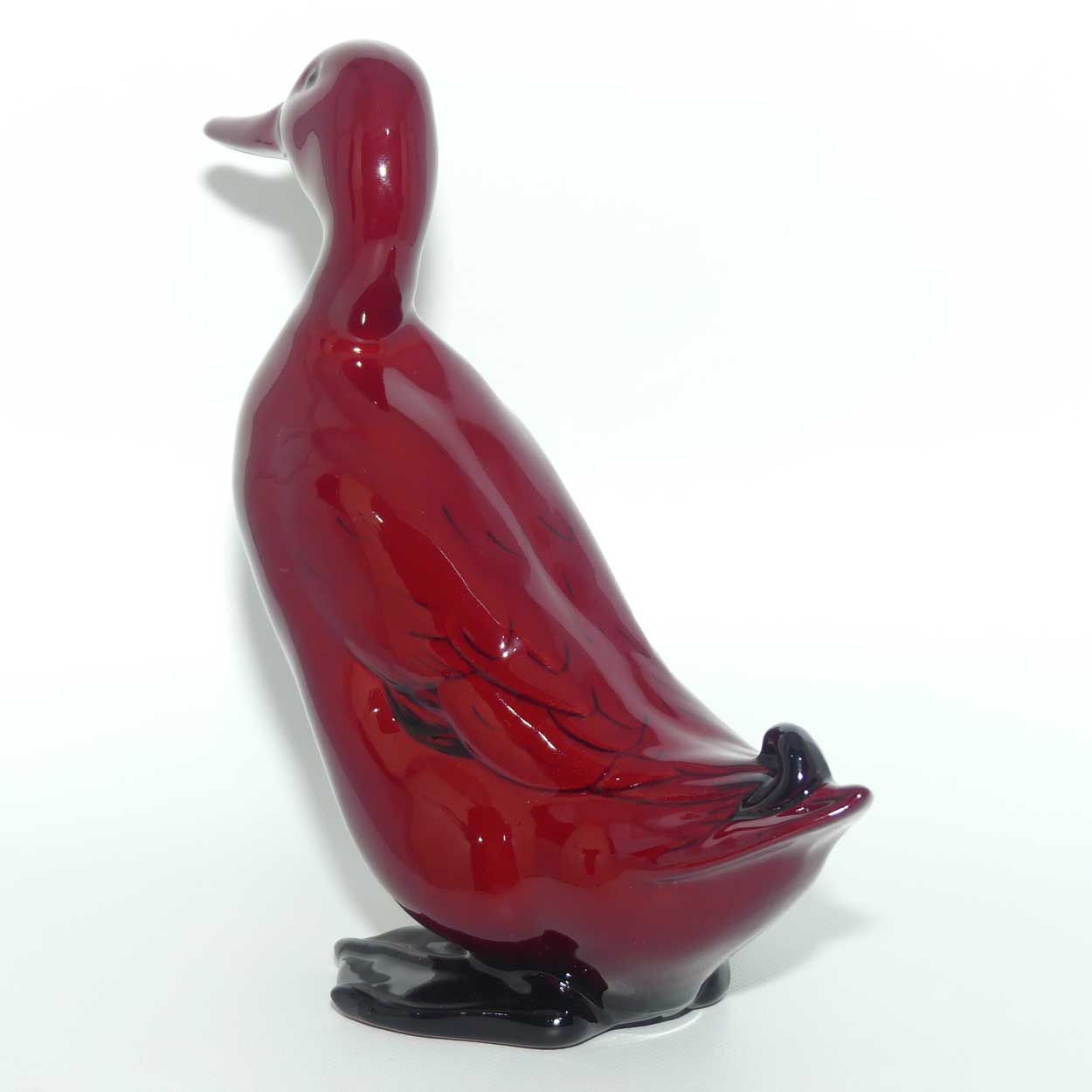 HN0956 Royal Doulton Flambe Mallard Drake Standing | signed