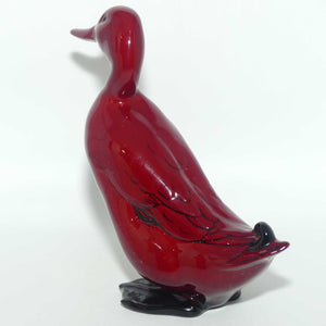 HN0956 Royal Doulton Flambe Mallard Drake Standing | early rich red