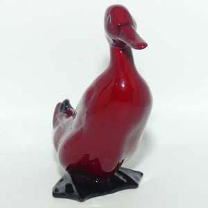 HN0956 Royal Doulton Flambe Mallard Drake Standing | early rich red