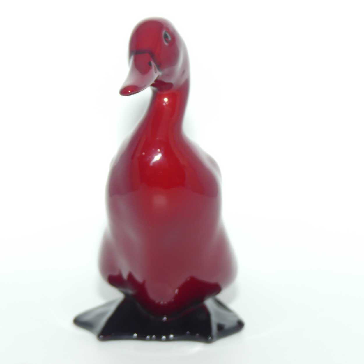 HN0956 Royal Doulton Flambe Mallard Drake Standing | early rich red