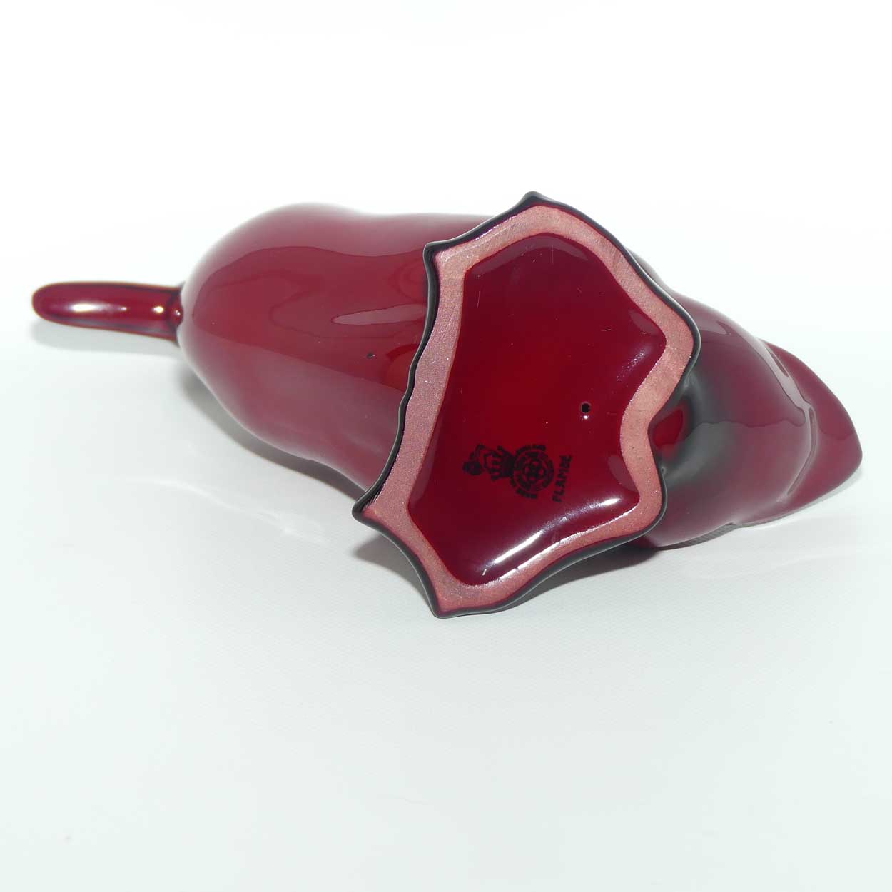 HN0956 Royal Doulton Flambe Mallard Drake Standing | early rich red