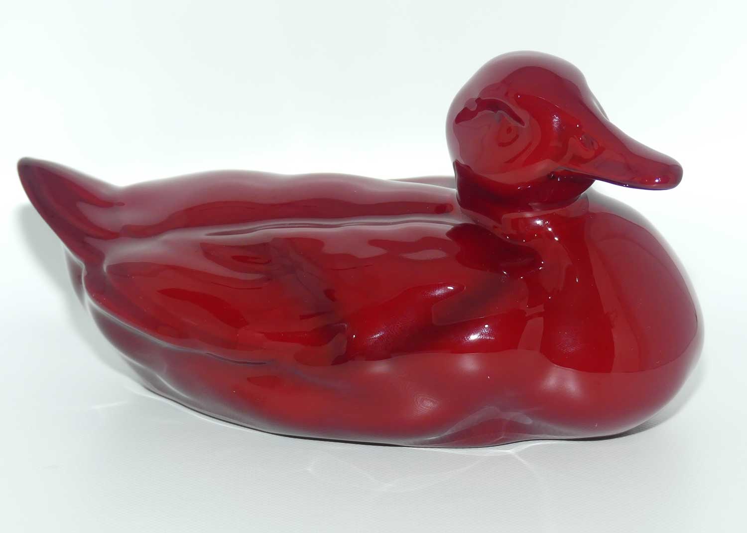 HN0977 Royal Doulton Flambe Drake Resting (Large)