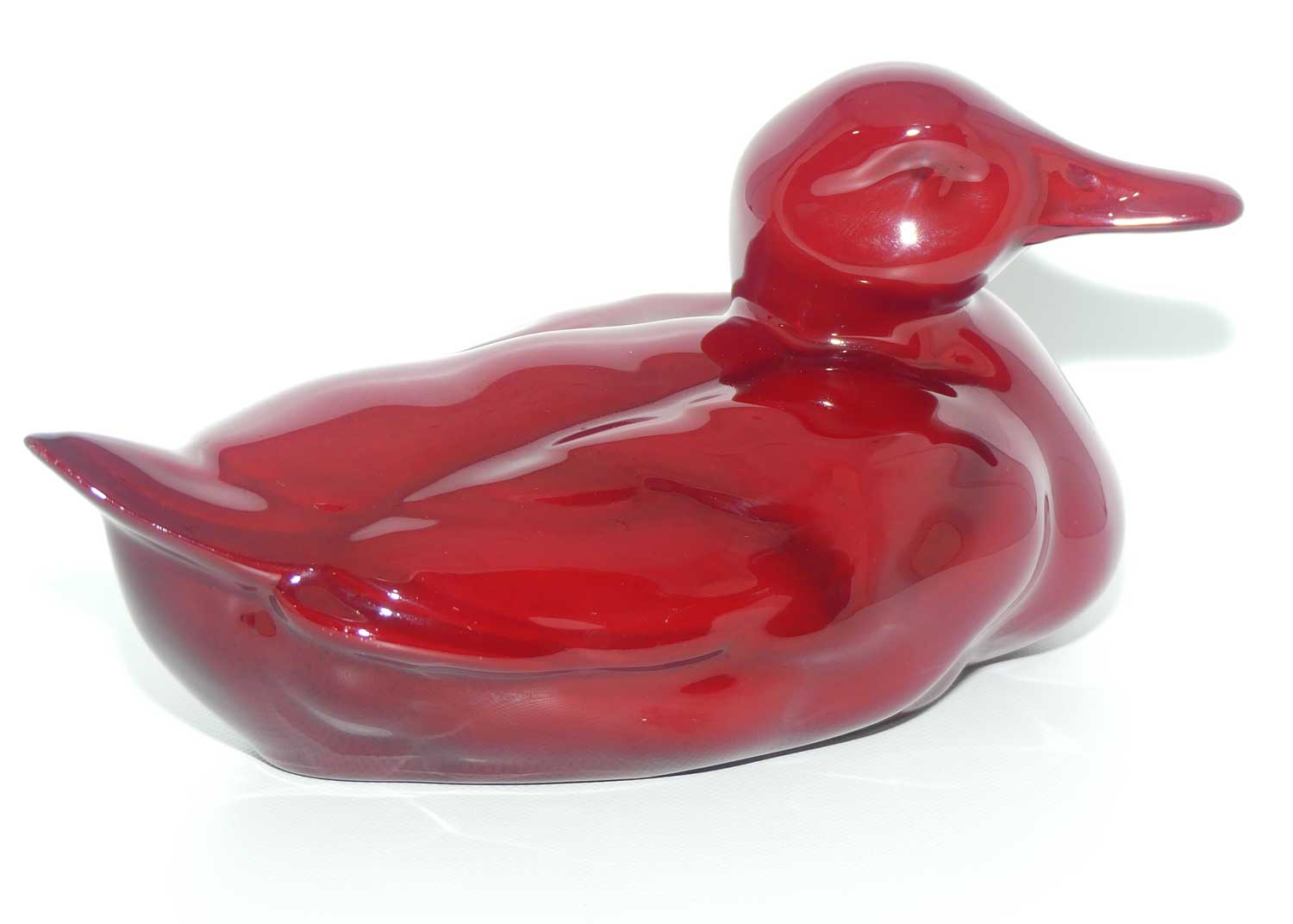 HN0977 Royal Doulton Flambe Drake Resting (Large)