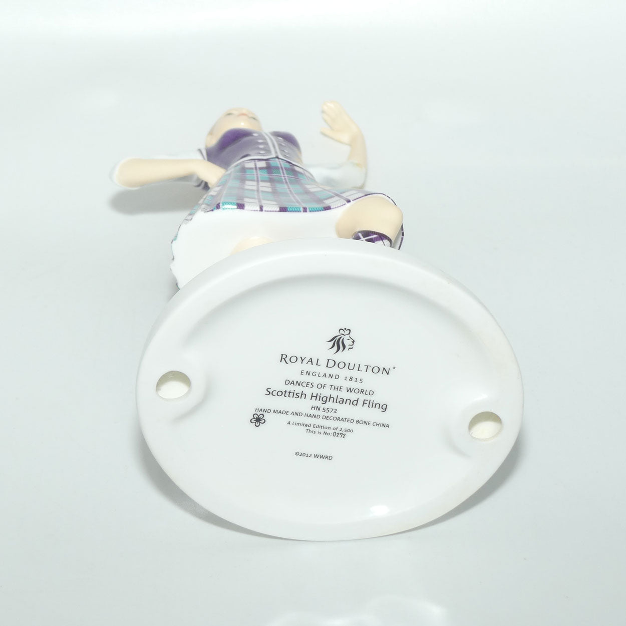 HN5572 Royal Doulton figure Dances of the World | Scottish Highland Fling | LE 272/2500 | boxed